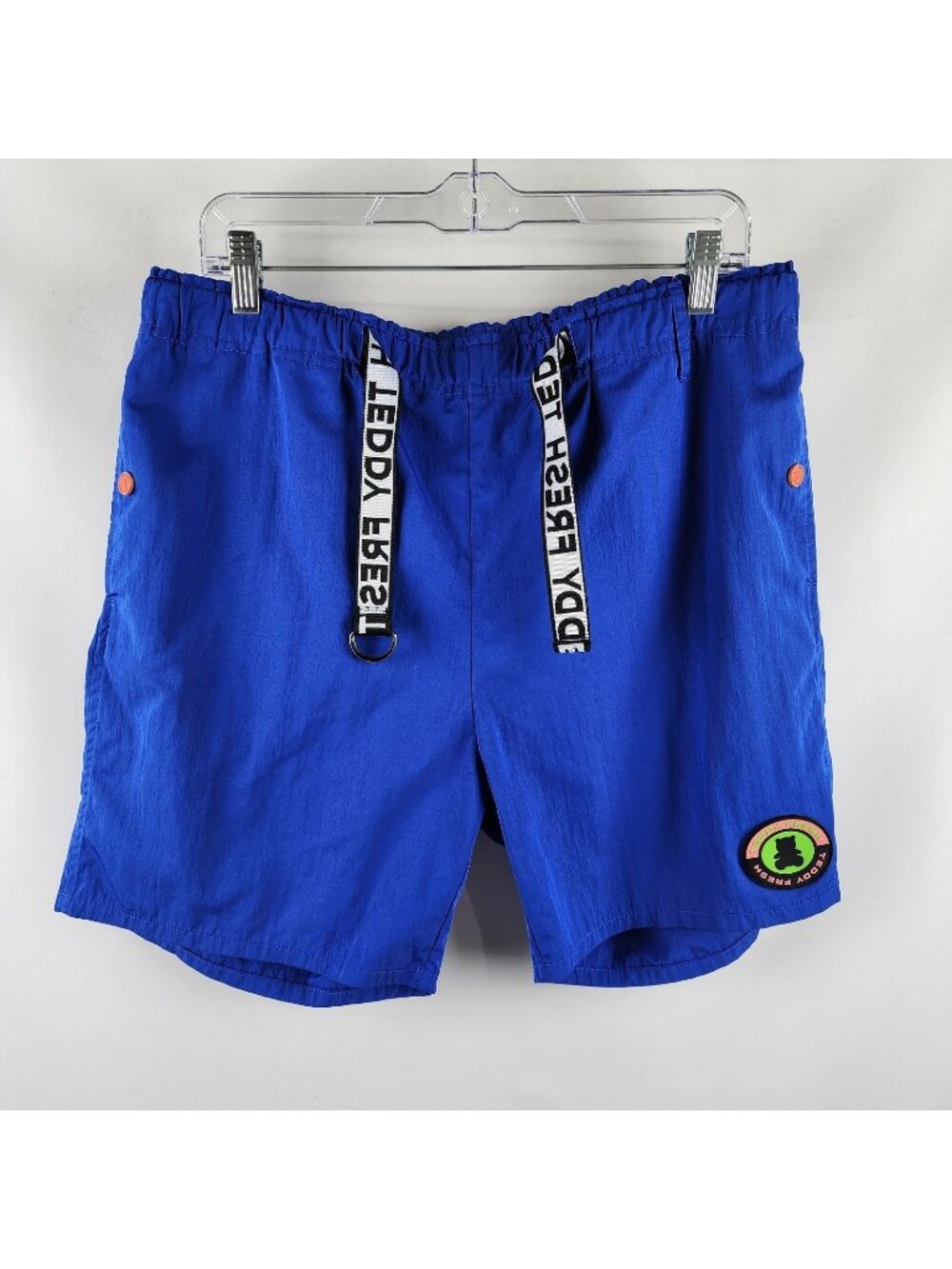 Teddy Fresh Shorts Mens Large Blue Nylon Belted Short (34x6)